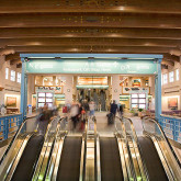 inside airport terminal