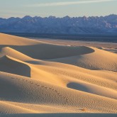 shadows on sand dunes