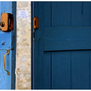 open door blue