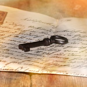 key on letter