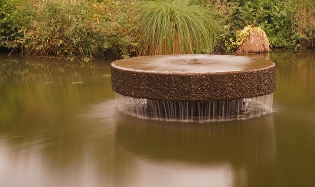 overflowing fountain