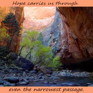 zion narrow passage