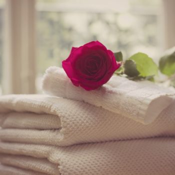 rose towels gratitude gift