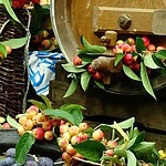 Fruits Displayed in Baskets