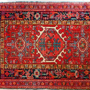 persian carpet red and blue